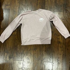 Roots Men's Light Pink Crewneck Sweater